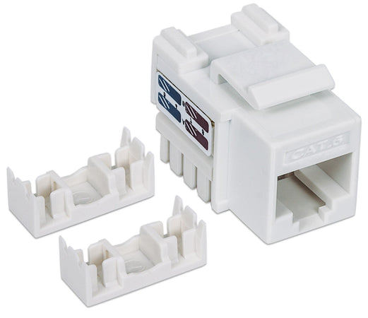 Frutto Keystone RJ45 Cat.6 UTP non schermato Bianco