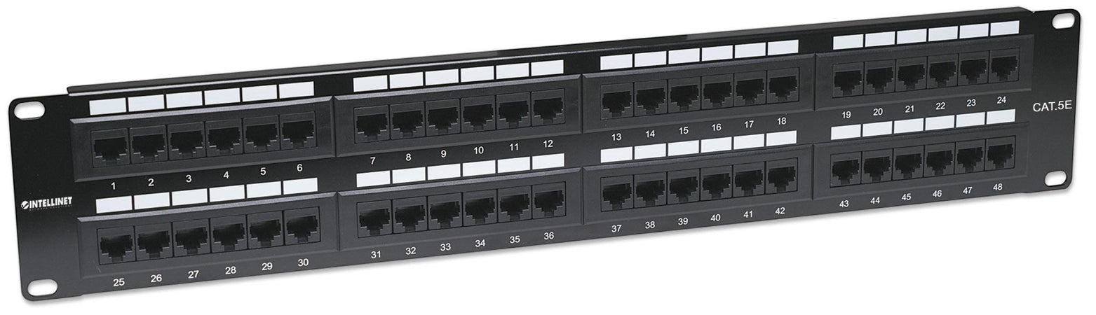 Pannello Patch UTP 48 Posti RJ45 cat. 5E