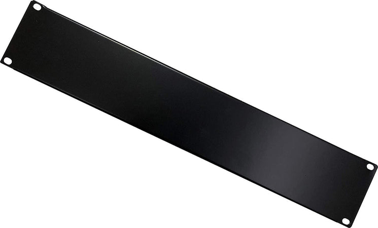 Pannello Cieco per Armadi Rack 19'' Nero 2 Unità