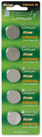 Batterie a Bottone Litio CR2032 (set 5 pz)