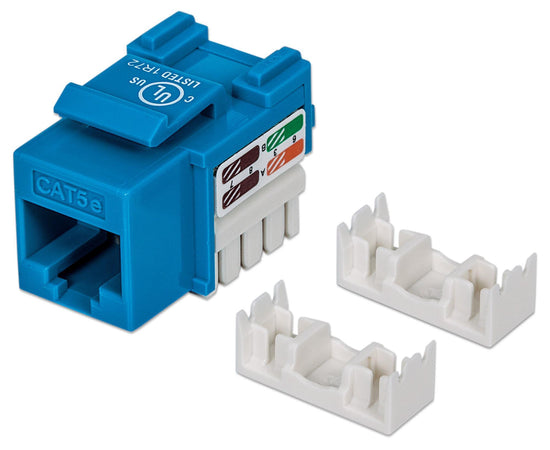 Frutto Keystone RJ45 C5E UTP Blu