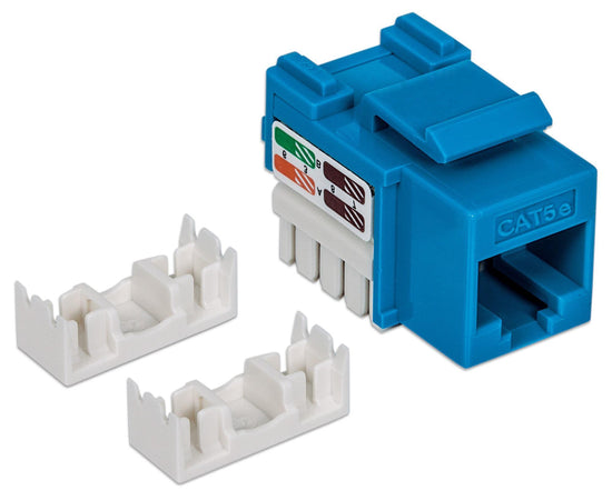 Frutto Keystone RJ45 C5E UTP Blu