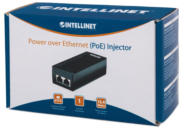 Iniettore Power over Ethernet (PoE) 15.4W