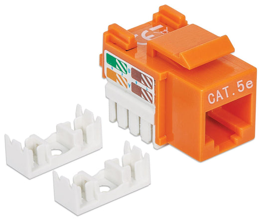 Frutto Keystone RJ45 Cat5e UTP Arancione