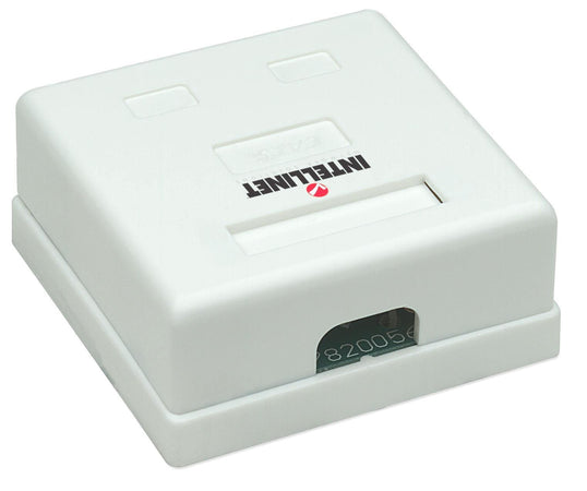 Presa a Muro con 2 Frutti RJ45 Cat. 5E UTP Beige