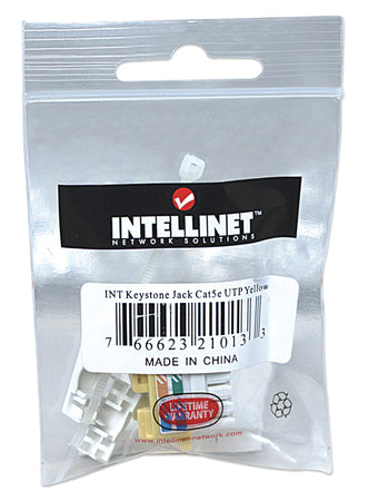 Frutto Keystone RJ45 Cat5e UTP Giallo