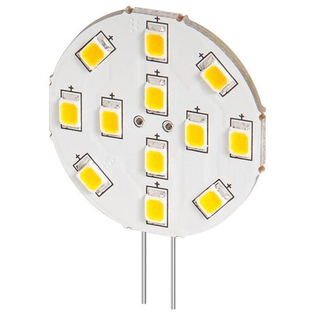 Lampada 12LED SMD G4 5050 2W 230lm Bianco Caldo, Classe E
