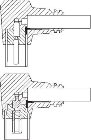 Cavo Antenna TV M/F 5 mt angolato 90°
