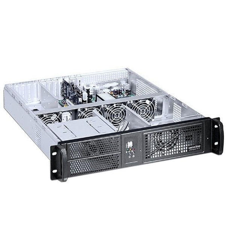 Chassis Industriale da Rack 19'' 2U Nero