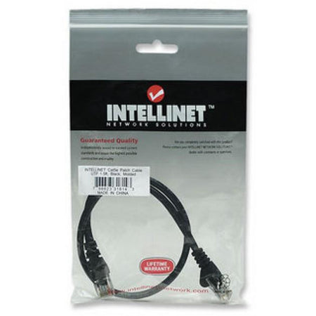 Cavo di rete Patch in CCA Cat. 6 Nero UTP 0,5 mt