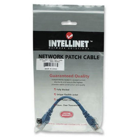 Cavo di rete Patch in CCA Cat. 6 Blu UTP 0,5 m