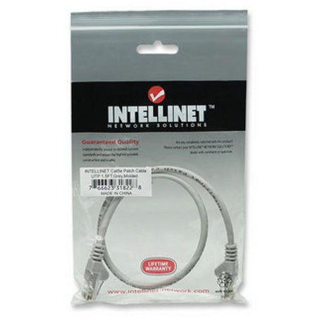 Cavo di rete Patch in CCA Cat. 6 Grigio UTP 1 m