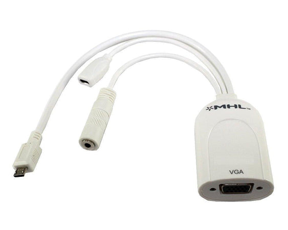 Adattatore MHL a VGA con audio per dispositivi mobili