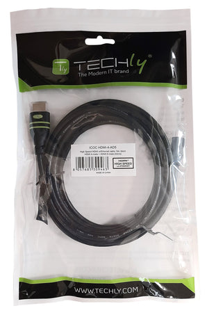 Cavo HDMI&trade Highspeed con ethernet channel 1.4 A M/ Micro D M, 5 m