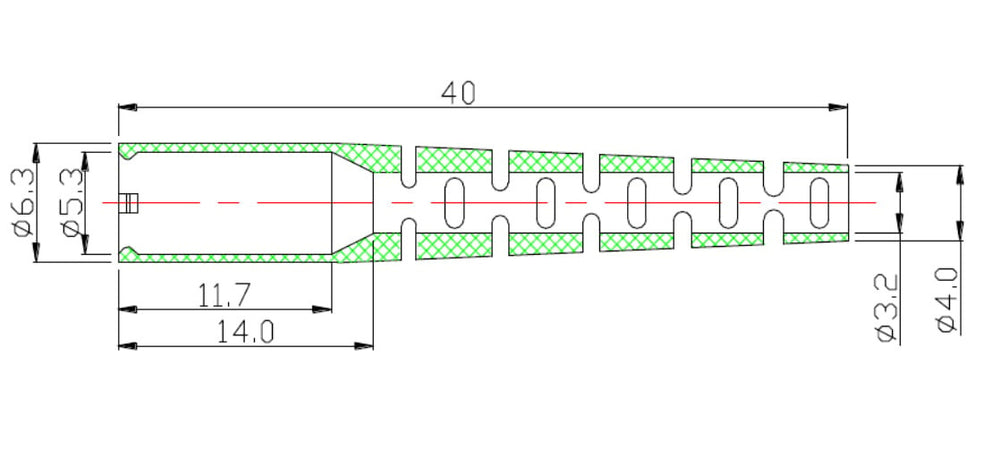 Copriconnettore per Fibra Ottica SC 3.0 mm Nero