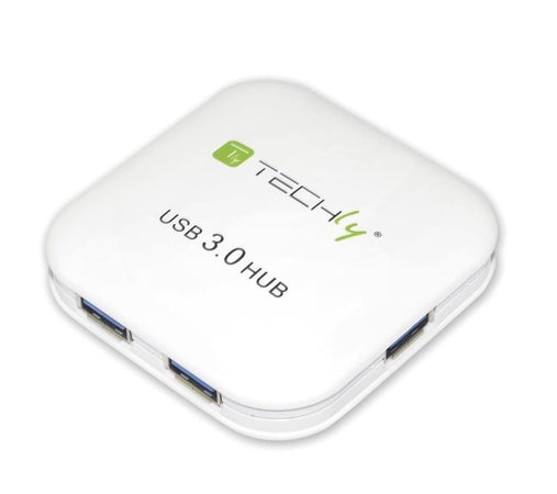 Hub USB 3.0 Super Speed 4 Porte Bianco