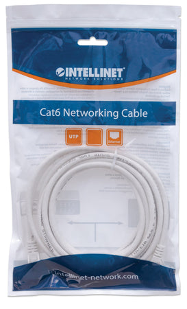 Cavo di rete Patch in Rame Cat. 6 Bianco UTP 1,5 m