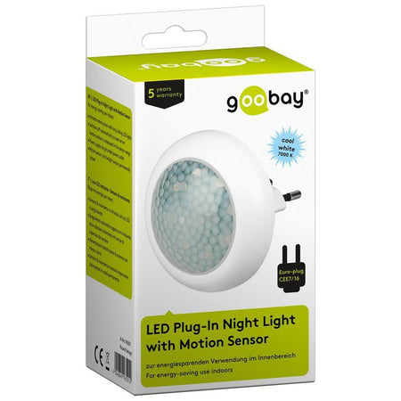 Luce LED Notturna compatta con Sensore di Movimento ad Infrarossi
