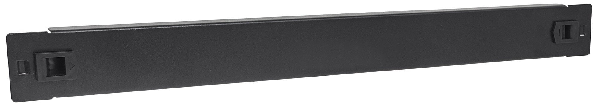 Pannello Cieco Toolless a Clip per Armadi Rack 19'' 1U Nero
