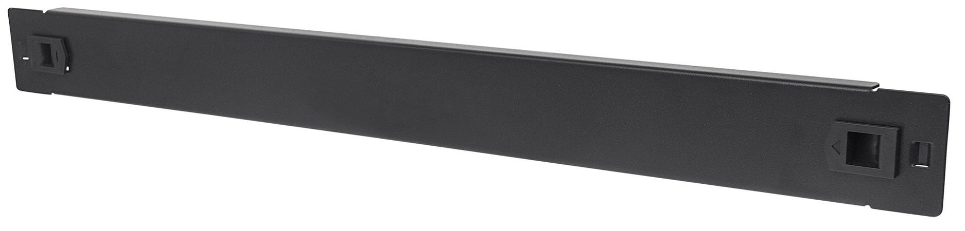 Pannello Cieco Toolless a Clip per Armadi Rack 19'' 2U Nero