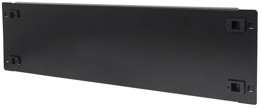 Pannello Cieco Toolless a Clip per Armadi Rack 19'' 3U Nero