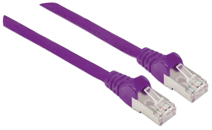 Cavo di rete Patch in rame Cat. 6 Viola SFTP LSZH 0,5m
