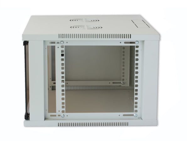 Armadio Rack 19'' a Muro 6U prof. 450 Grigio Assemblato