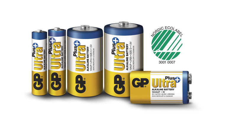 Blister 2 Batterie Torcia D GP Ultra Plus