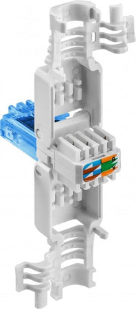 Plug Cat.6A RJ45 UTP Toolless con Copriconnettore