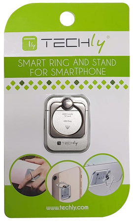 Anello e Supporto per Smartphone Silver