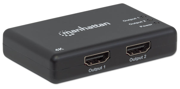 Splitter HDMI 4K UHD 3D con LED 2 vie