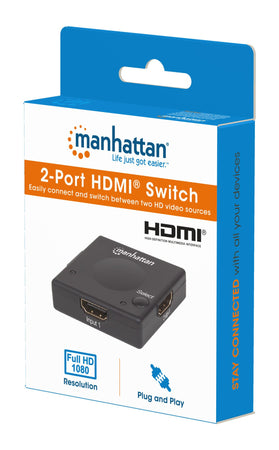 Switch HDMI 2 porte 1080p