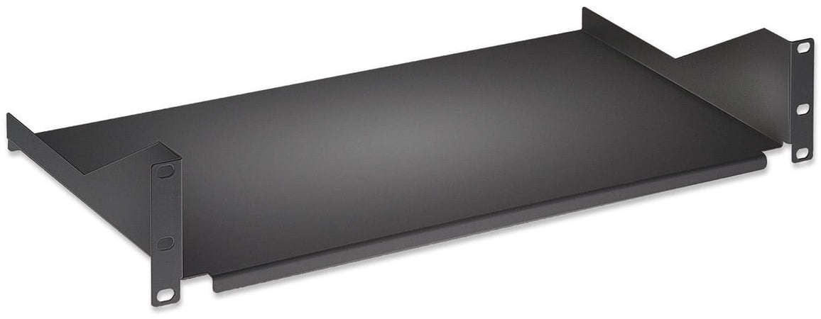 Mensola per Rack 19'' 400 mm 2U Nera 2 punti