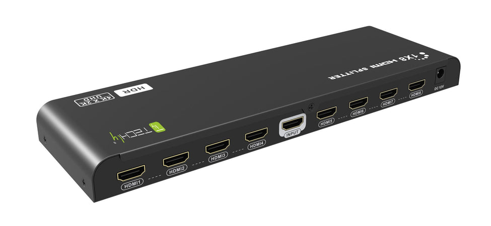 Splitter HDMI2.0 4K 8vie HDR/EDID