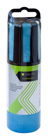 Spray di Pulizia per Monitor LCD con Panno in Microfibra Azzurro