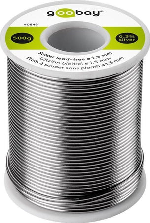 Stagno in Rotolo per Saldatura diam. 1.5 mm 500gr