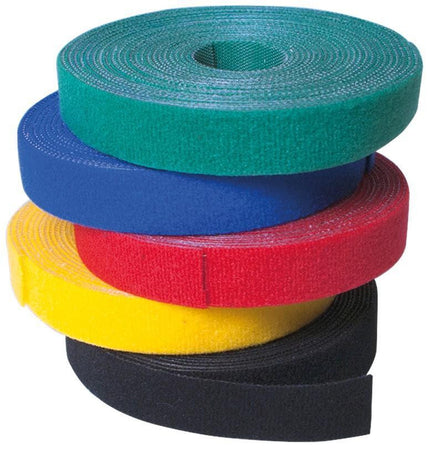 Rotolo di Feltro Adesivo Gestione cavi Lunghezza 4m Larghezza 16mm Verde
