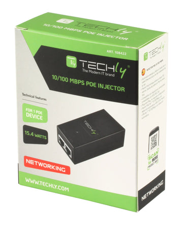 Iniettore PoE 10/100 Mbps
