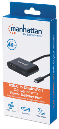 Adattatore Convertitore USB-C&trade M a DisplayPort F con Power Delivery