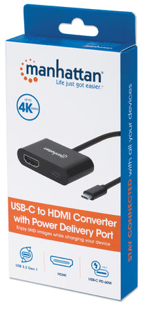 Adattatore Convertitore USB-C&trade Maschio HDMI Femmina con Power Delivery
