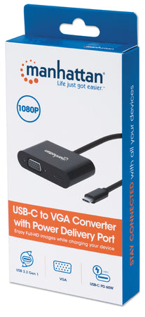 Adattatore Convertitore USB-C&trade Maschio VGA Femmina con Power Delivery
