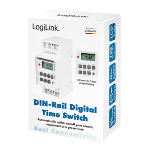 Timer Digitale per Montaggio su Guida DIN
