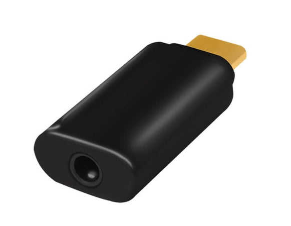 Adattatore Convertitore Audio Portatile da USB-C&trade a 3,5 mm Nero