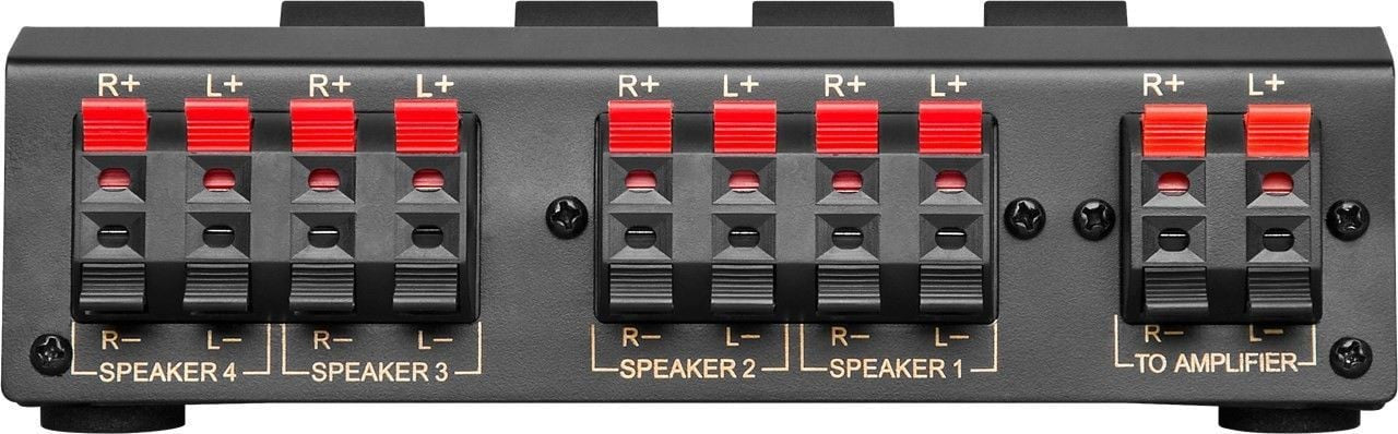 Speaker Switch fino a 4 Diffusori Audio Nero