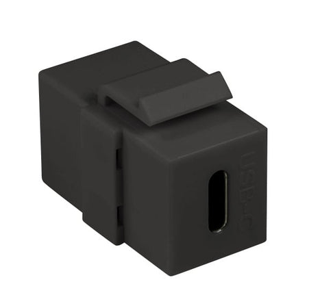 Connettore Keystone USB-C&trade F/F 17,2 mm Nero