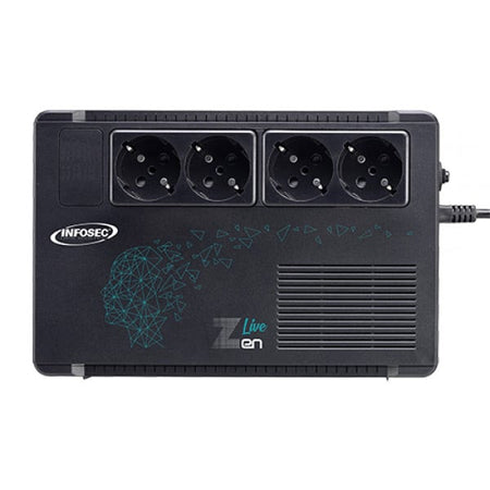 Gruppo di continuità UPS 650VA con 4 prese Line Interactive