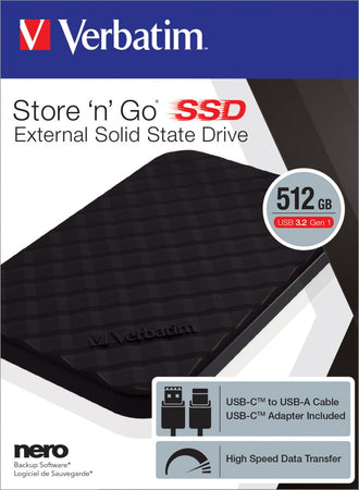 SSD portatile Store'n'Go USB 3.2 GEN1 512GB