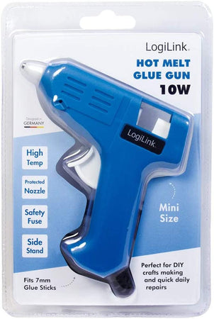 Mini pistola per Colla a Caldo, 10W, blu