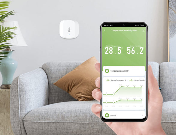 Sensore Smart Temperatura e Umidità, R7048 Zigbee
