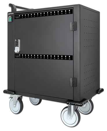 Carrello Stazione di Ricarica USB-C&trade 576W per 32 Smartphone e Tablet fino a 12''